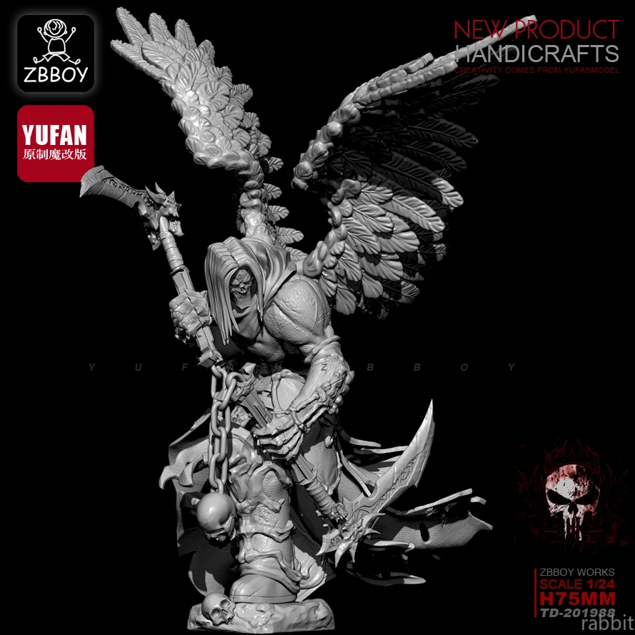 75MM1/24 смолы Наборы смерти Геометрическая Смола солдат самодельный TD 201988|Наборы