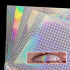 Наклейки для рыболовных приманок 10 шт.лот 20x10 см, прозрачная лазерная наклейка в виде рыбьей чешуи, пленка для самостоятельной сборки, прозрачные наклейки в виде рыбьей кожи
