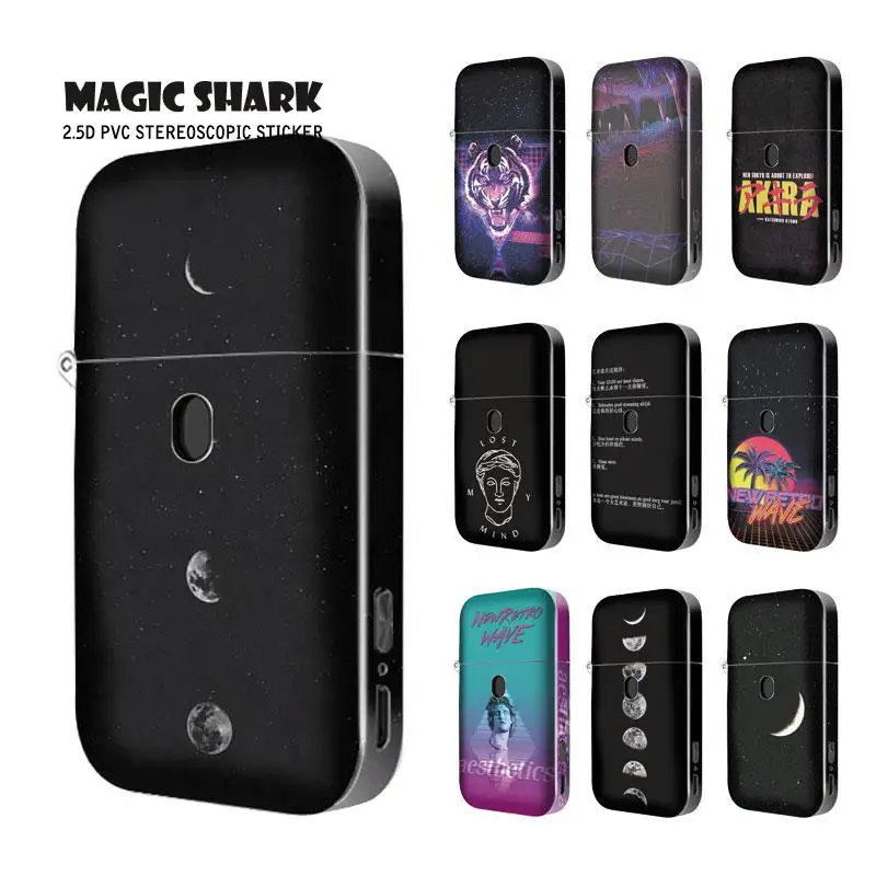 Новинка Ультратонкий чехол в стиле ретро с волнами луной звездами небом