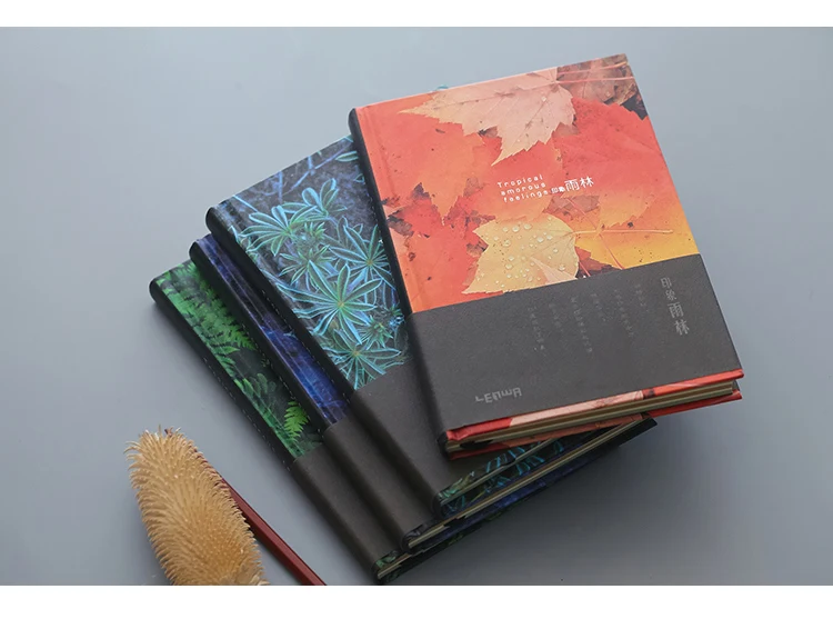 LEnWA записная книжка серия дождевой лес раскраска дневник А5 утолщенный блокнот 1 шт