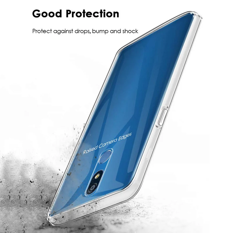 Силиконовый защитный чехол для LG K40/K12 Plus/X4 2019 мягкий ТПУ Прозрачный задней панели