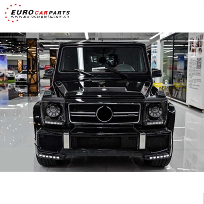 G СТЕКЛО G63 фар стиль "М" серебряный и черный цвет светодиодный налобный