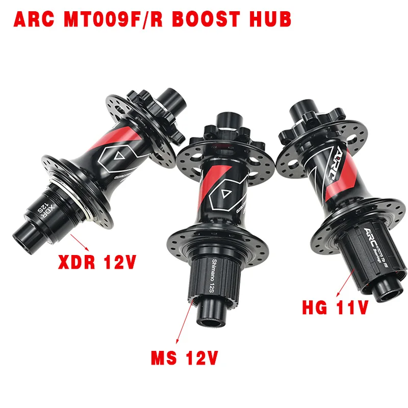 Втулка ARC Boost для велосипеда 4 подшипника 6 зажимов 3 зубца 15x110 12x148 Micro Spline 12S Shimano 8 Sram