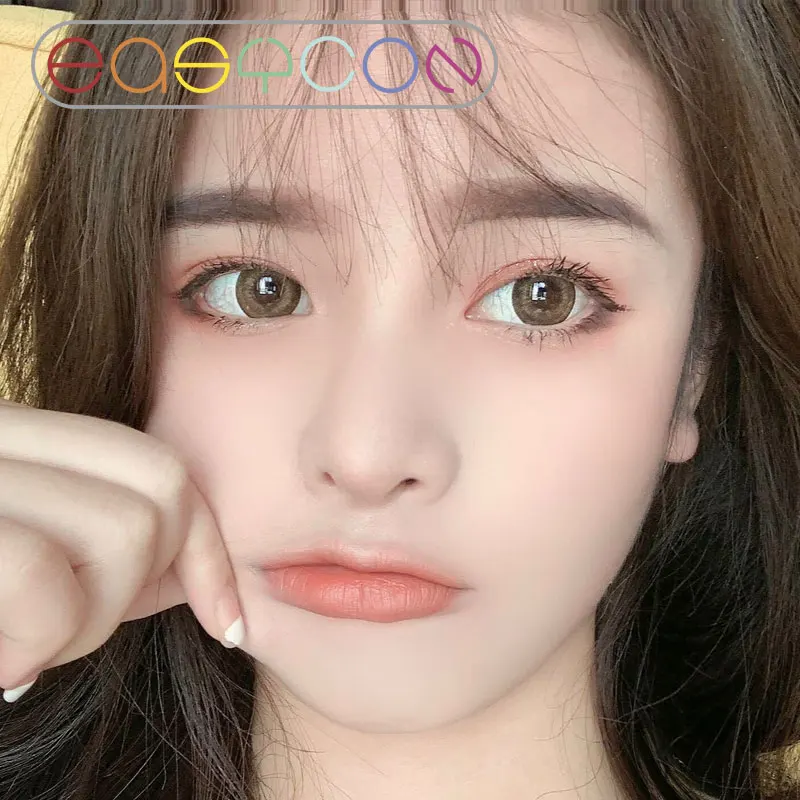 EASYCON Хини цветные контактные линзы для глаз эксклюзивный мягкий макияж сумка