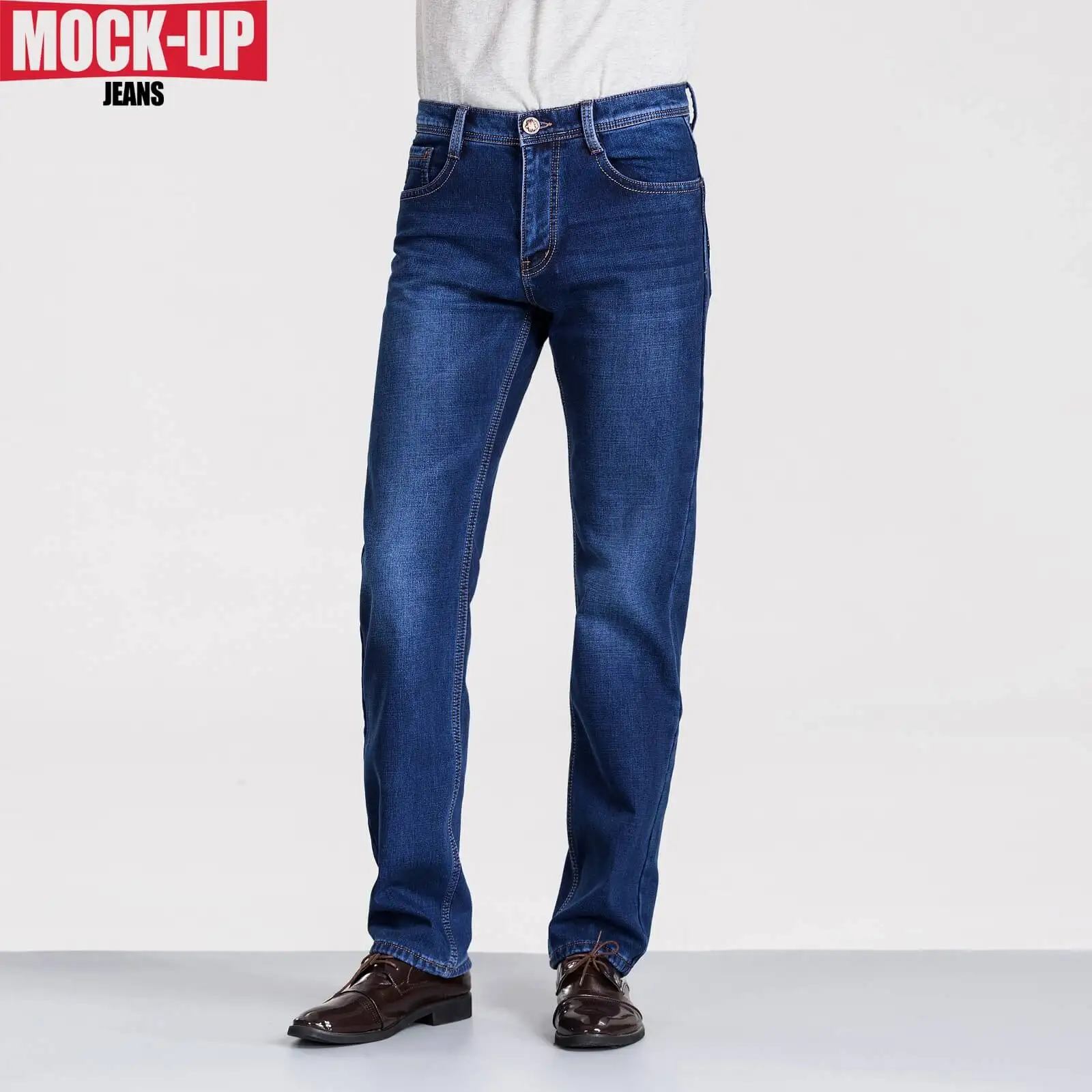 Mock Up бренд MPF803 зимние меховые теплые мужские джинсы Homme Брюки Dsq в стиле хип хоп