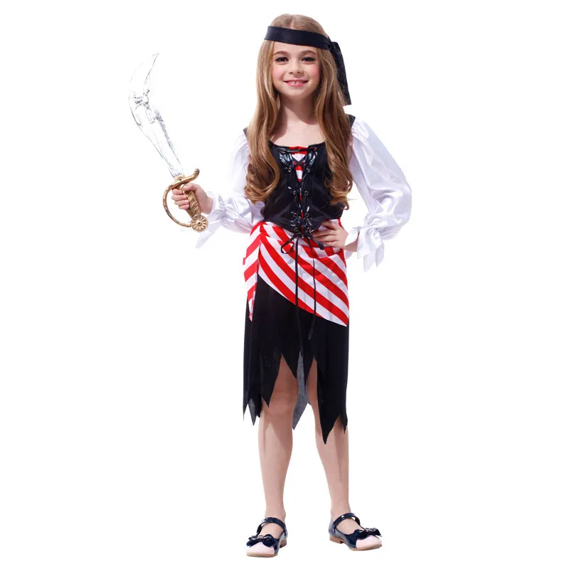 

Shanghai Story Girl's Pirate Dress Up Halloween Costume Masquerade Cosplay Role Play Party Outfit