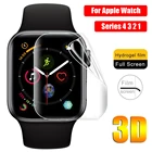 Гидрогелевая защитная пленка 3D из ТПУ для i-Watch Apple Watch Series 4, 3, 2, 1, мягкая, прочная