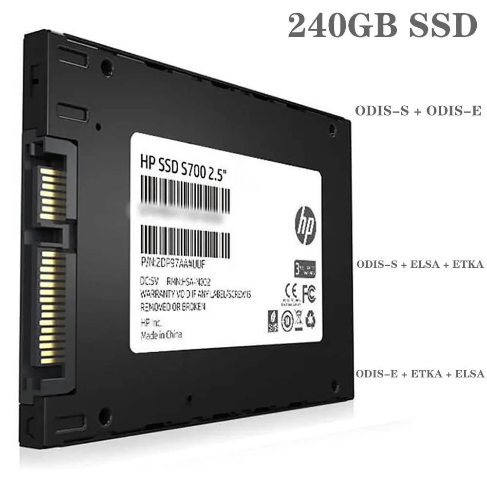 OS Win7 240GB SSD (2 5 дюймов SATA) -VAG ODIS-S ODIS-E ETKA Принцесса Эльза |