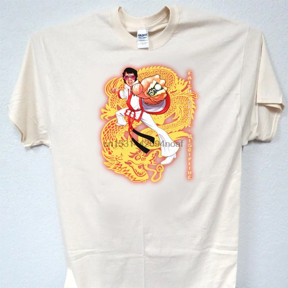 ELVIS KARATE Япония мультфильм черный ремень CoolT рубашки SZ S 5XL T 1697 L @ K | Мужская одежда