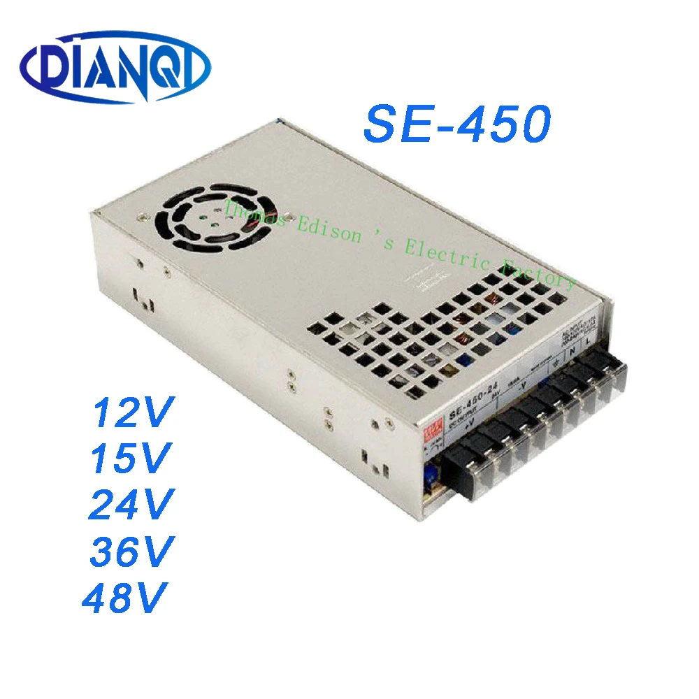 Оригинальный блок питания MEAN WELL источник переменного тока в постоянный 450 Вт 12 В 15