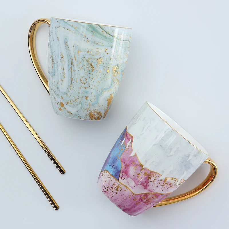 Фарфоровая чашка кофейная из костяного фарфора керамический напиток подарок на