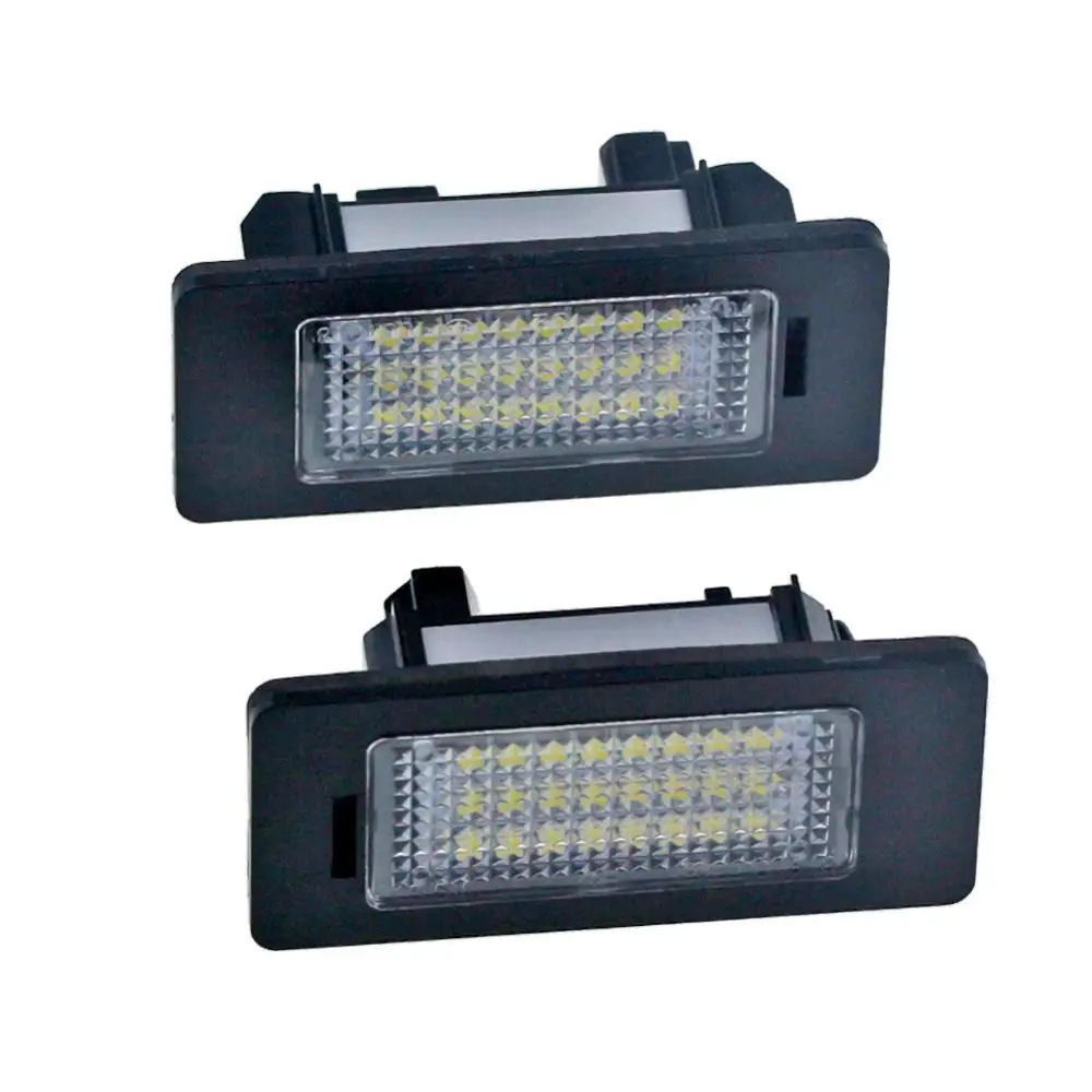 

2Pcs Error Free LED Car License Plate Light Car Styling Fit For BMW E39 E60 E70 E71 x5 X6 E60 M5 E90 E92 E93 M3 Car Accessories