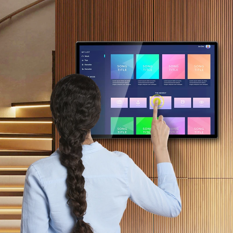 50 Inch Infrared Touch Wall Advertising Display | Smart TV