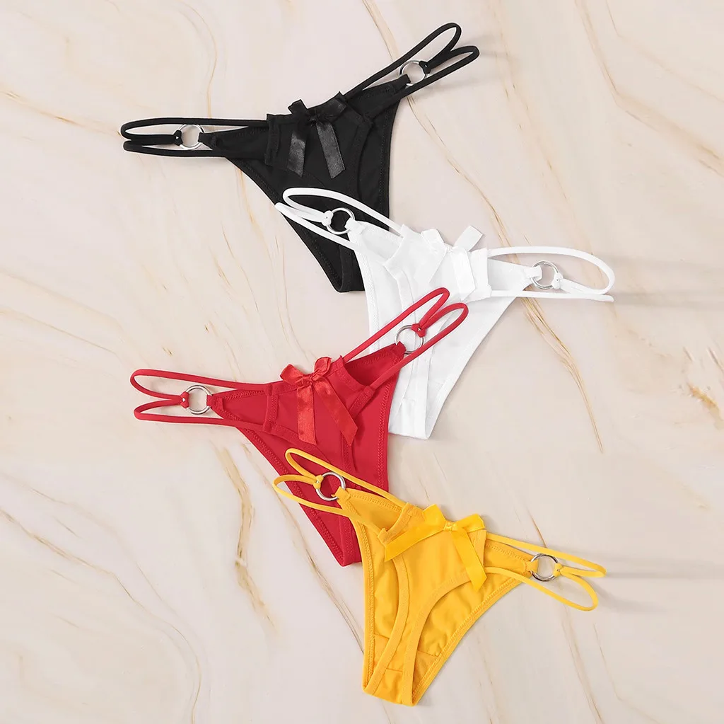 Трусики стринги женские кружевные 3 шт./комплект|Трусики| |