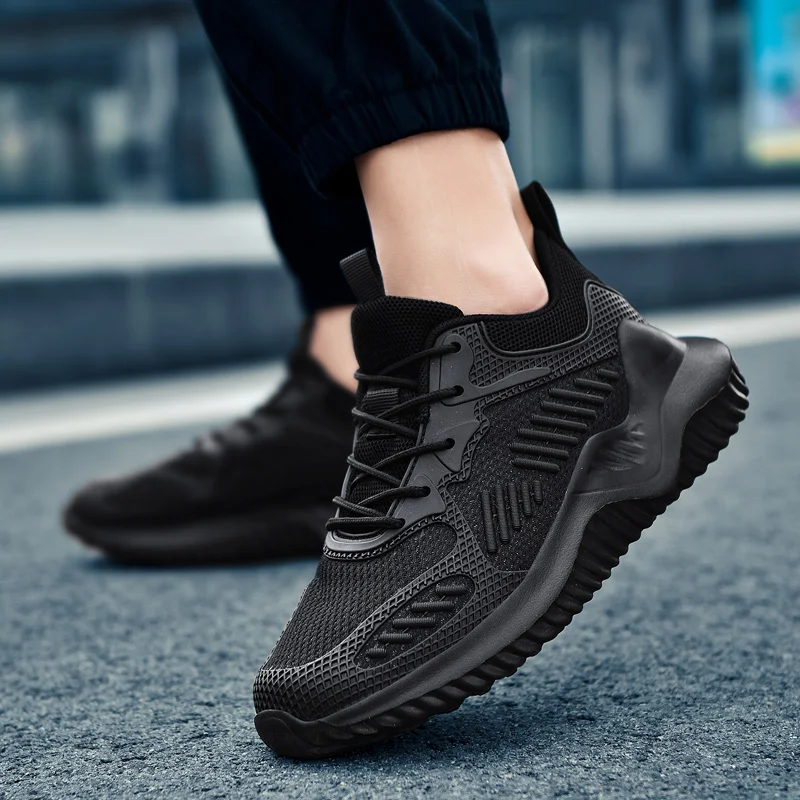 Кроссовки мужские сетчатые легкие повседневная обувь для ходьбы удобные дышащие