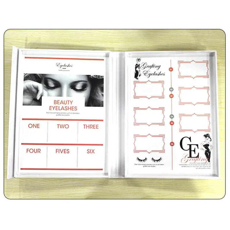 

Eyelash Storage Book,Makeup Display Sample Container,Eyelash Catalog Eyelashes Sample Catalog Display Card