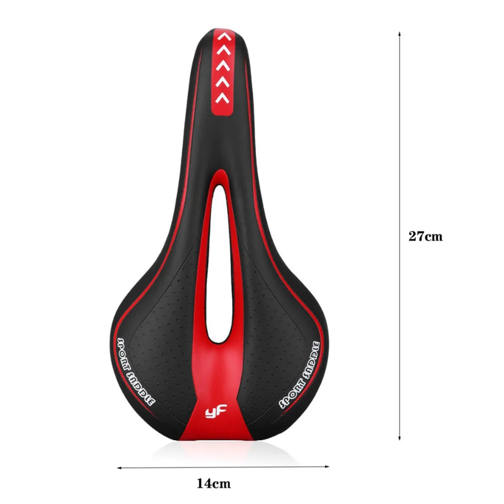 

Bicycle Saddle Road Bike Breathable Shock Absorbing Bicycle Saddle Seat Cushion Cycling Part Leather Cycle Accessories