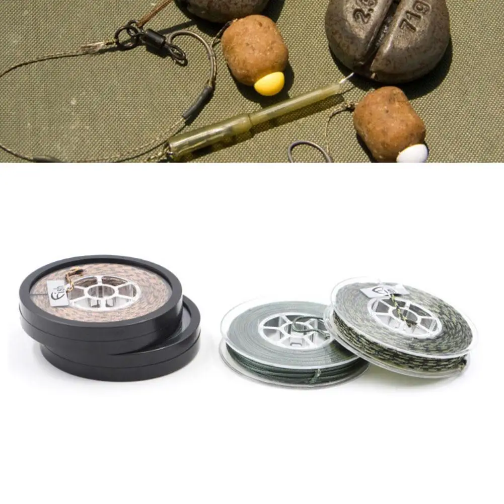 

20 Meters Carp Covered Lead Core Wire High Horsepower Strong Traction Anti-bite Braided Fishing Line Fishing Accessories