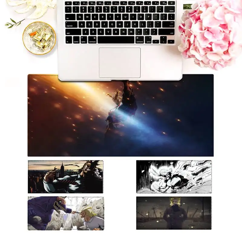 

Hot Sell HeroAcademia All Might Gaming Mouse Pad Gaming MousePad Large Mouse Mat Desktop Mat Computer Mouse pad For Overwatch