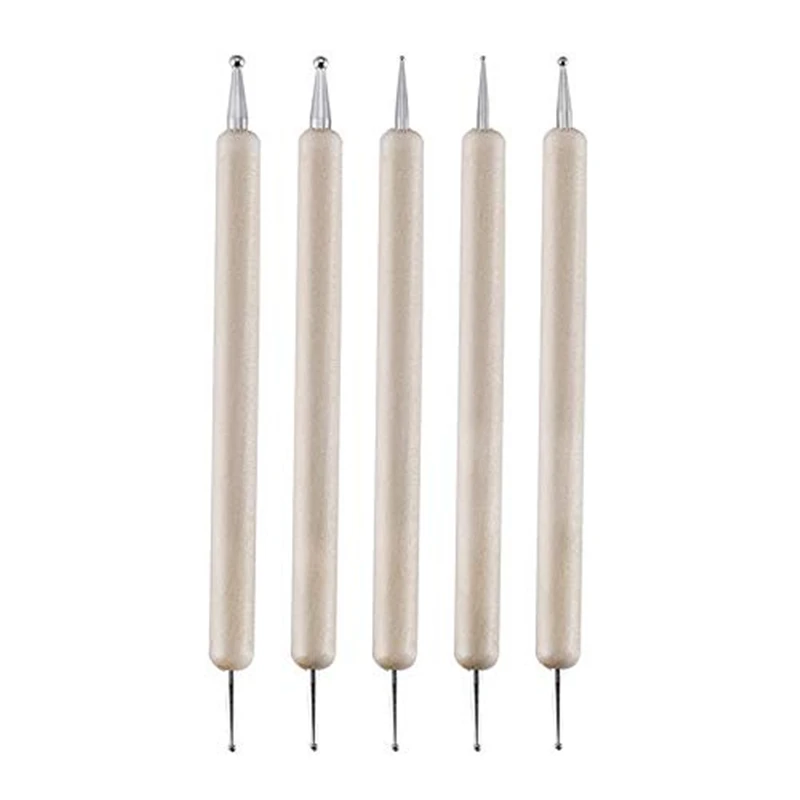 MIUSIE 8 шт. инструмент для работы с кожей точка моделирования стилус сращивания