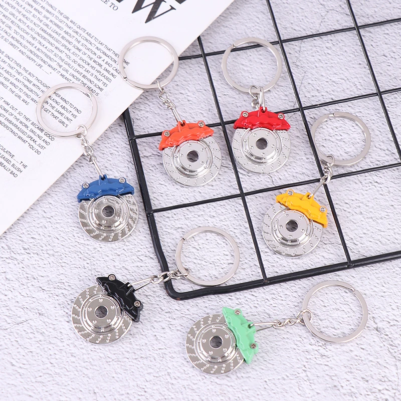 

Metal Brake Disc Model Creative Hot Car Accessories Unique Durable Waist Hanging Model Keychainift