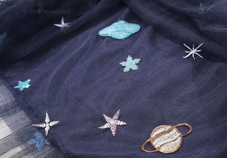 Женская кружевная юбка средней длины винтажная сетчатая элегантная Милая