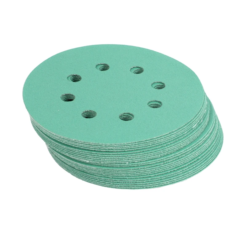 25 Pcs Professional Anti Clog 125 Mm Sandpaper 5 Inch Film Sanding Disc Wet &amp Dry Hook Loop Abrasive Tools With Grits 120 | Инструменты