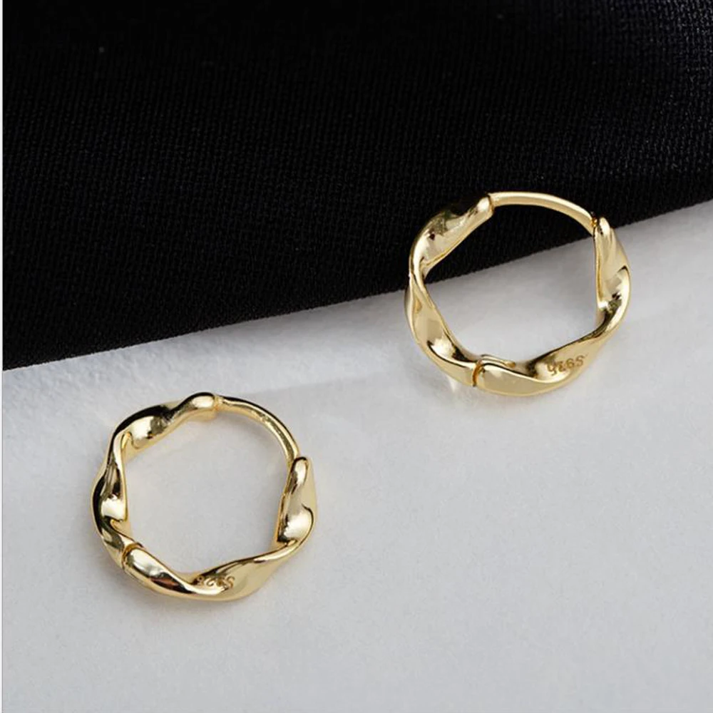 

In 2021 Baroque Simple Retro Metal Stud Earrings Irregular Geometrical Temperament Women Earrings Punk Jewelry Gifts