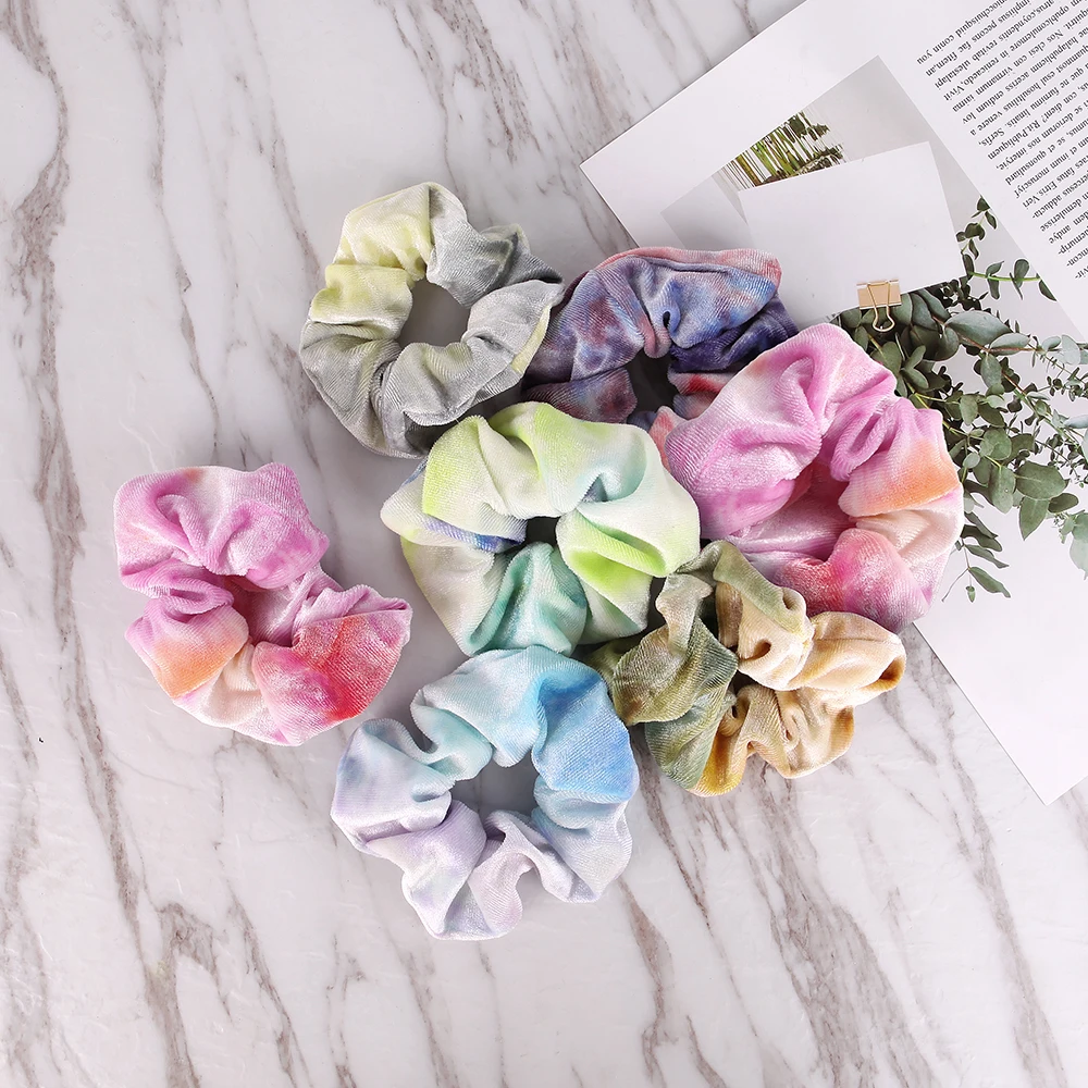 

Multicolor Retro Gold Velvet Hair rings for Women Girls Headwear hair ties Acsesorios para el cabello Girl's Hair Accessories