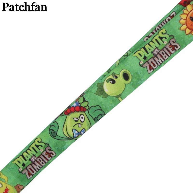 Patchfan растения призрак игра зеленый ID Pass карты Знак мультфильм шейные платки