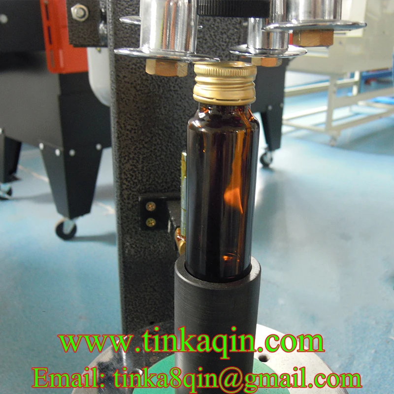 DK-50/D metal anti-theft cover lock machine Aluminum cover sealing machine Oral liquid bottle sealing machine bottle Sealer Lock
