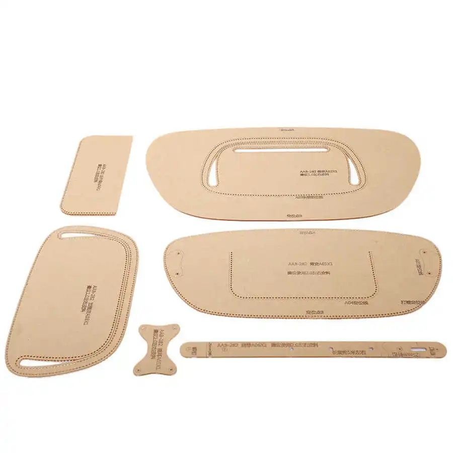 Инструменты для кожи инструменты работы с кожей 6 шт. шаблон акриловых кожаных