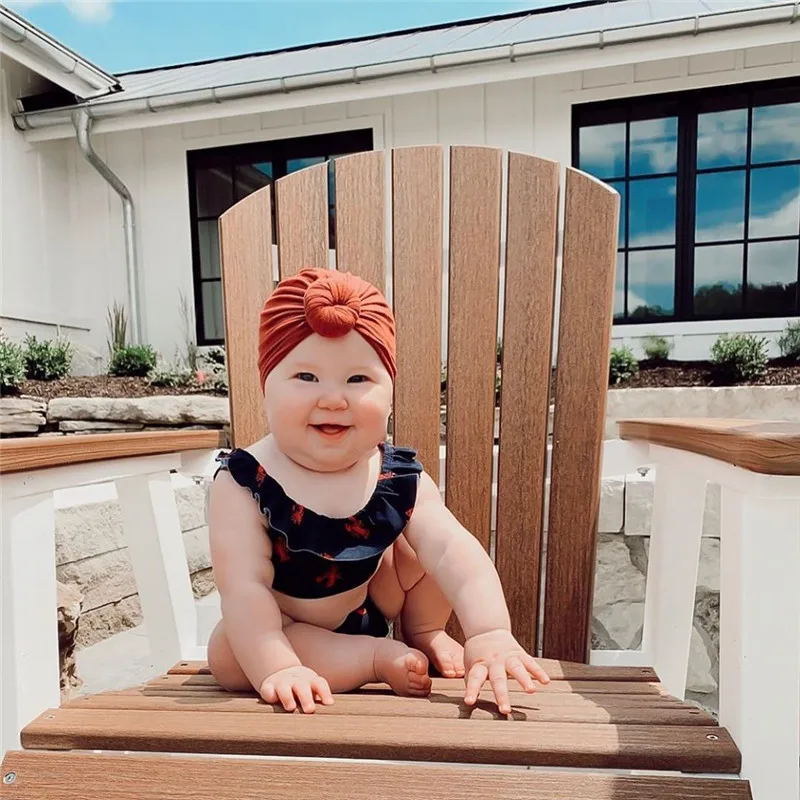 

Toddler Kids Baby Headband Bow Cotton Knot Turban Headband Hat Stretchy Beanie Girl Headwear Baby Girl Hair Accessories