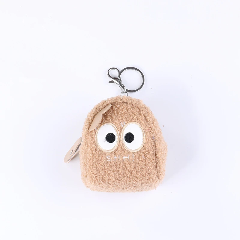 Креативный мультяшный плюшевый Кошелек для монет маленькой девочки милый