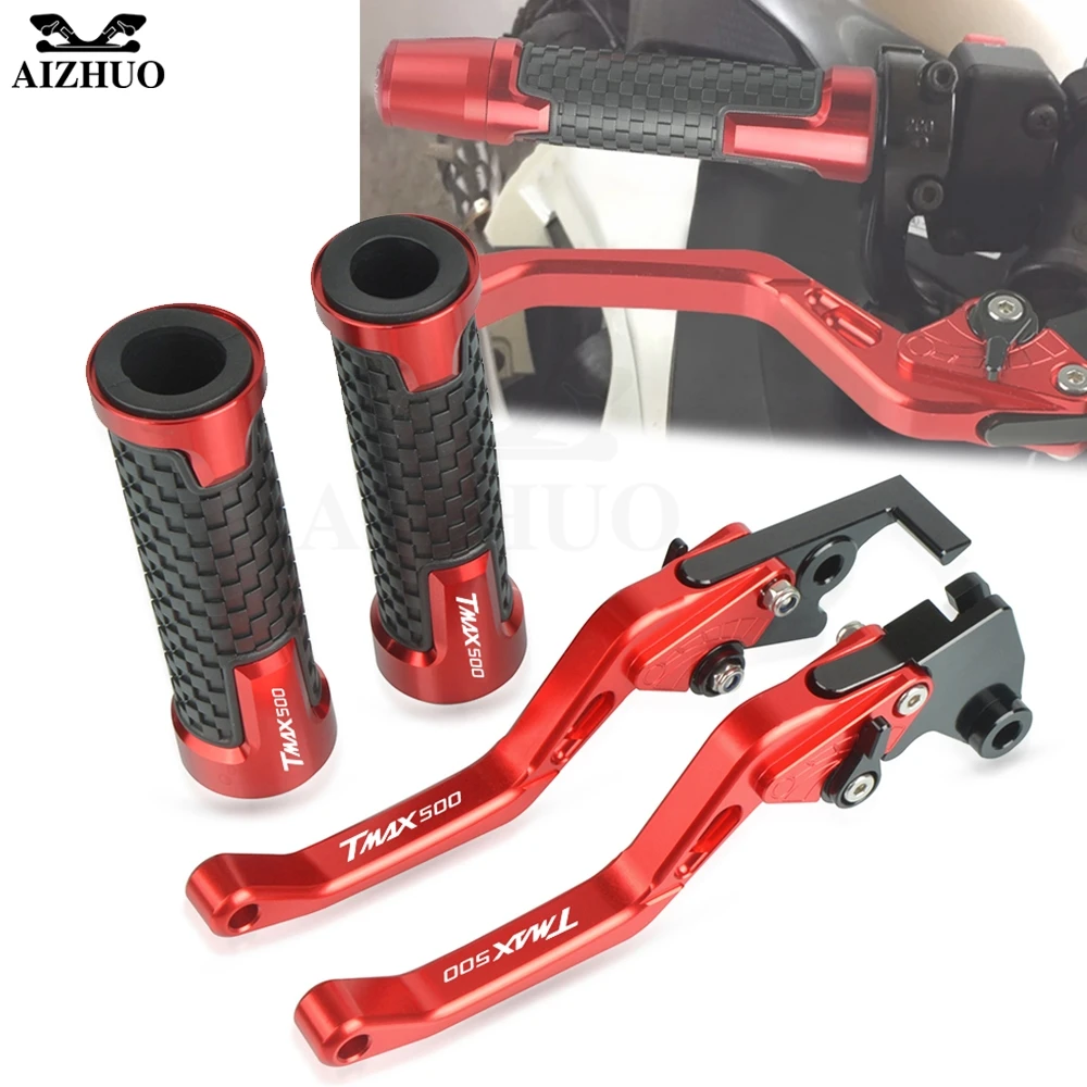 

TMAX 500 Мотоциклетные аксессуары для YAMAHA TMAX500/530 2001-2007 2002 2003 2004 05 06 CNC алюминиевые рычаги тормозной муфты руль