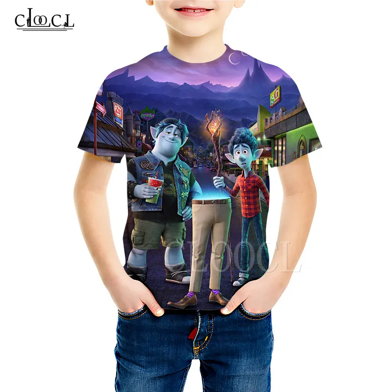 Футболки с изображением героев мультфильма Вперед футболки коротким рукавом для
