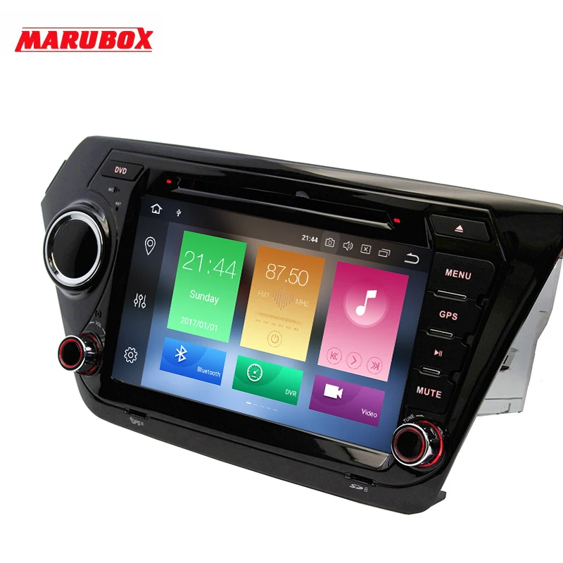 Marubox 8A200PX5 DSP, 64 ГБ 8 ядерный Автомобильный мультимедийный проигрыватель для Kia Rio, K2 2011-," ips Экран, Android 9,0 DVD, gps навигации