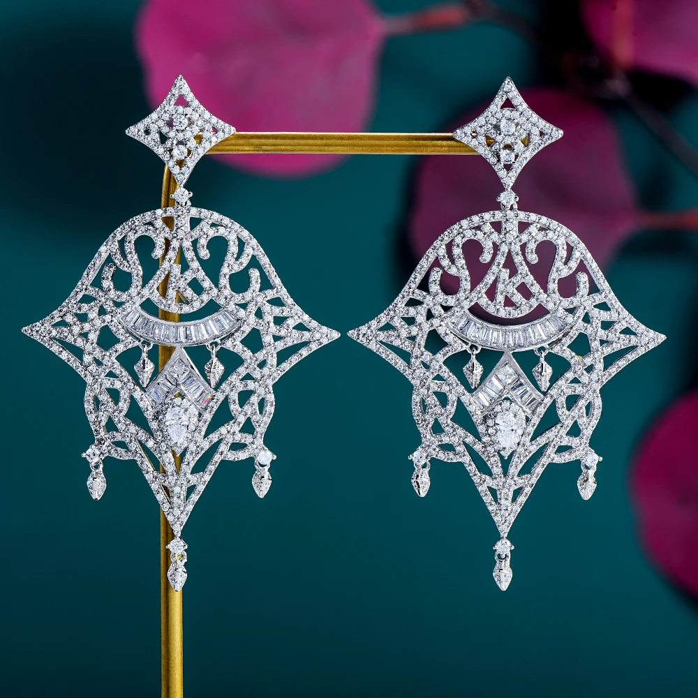 

Soramoore Original Design Luxury Big Earrings Trend Jewelry Prevent allergy High Quality Accessories for women girl Daily Trendy