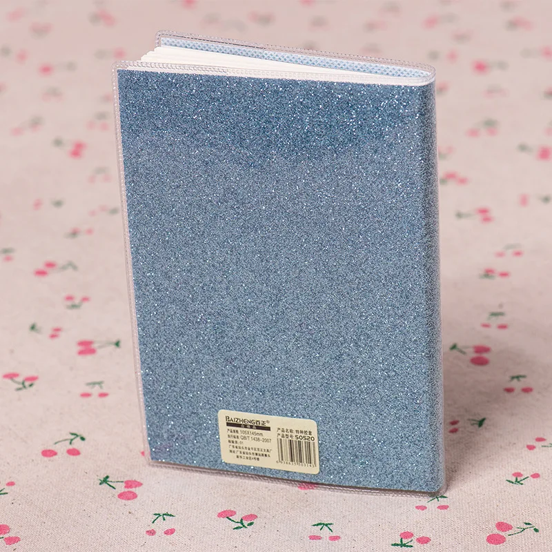Мини Love Heart ПВХ записная книжка бумажный дневник школьный Блестящий крутой Kawaii