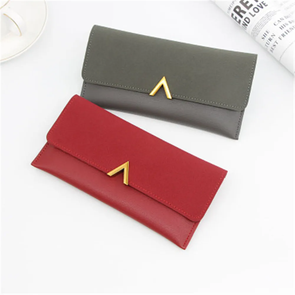 

Женский кошелек, дамская сумочка, новинка 2020, Длинный кошелек с пряжкой, посылка упаковка для сотового телефона в европейском и американско...