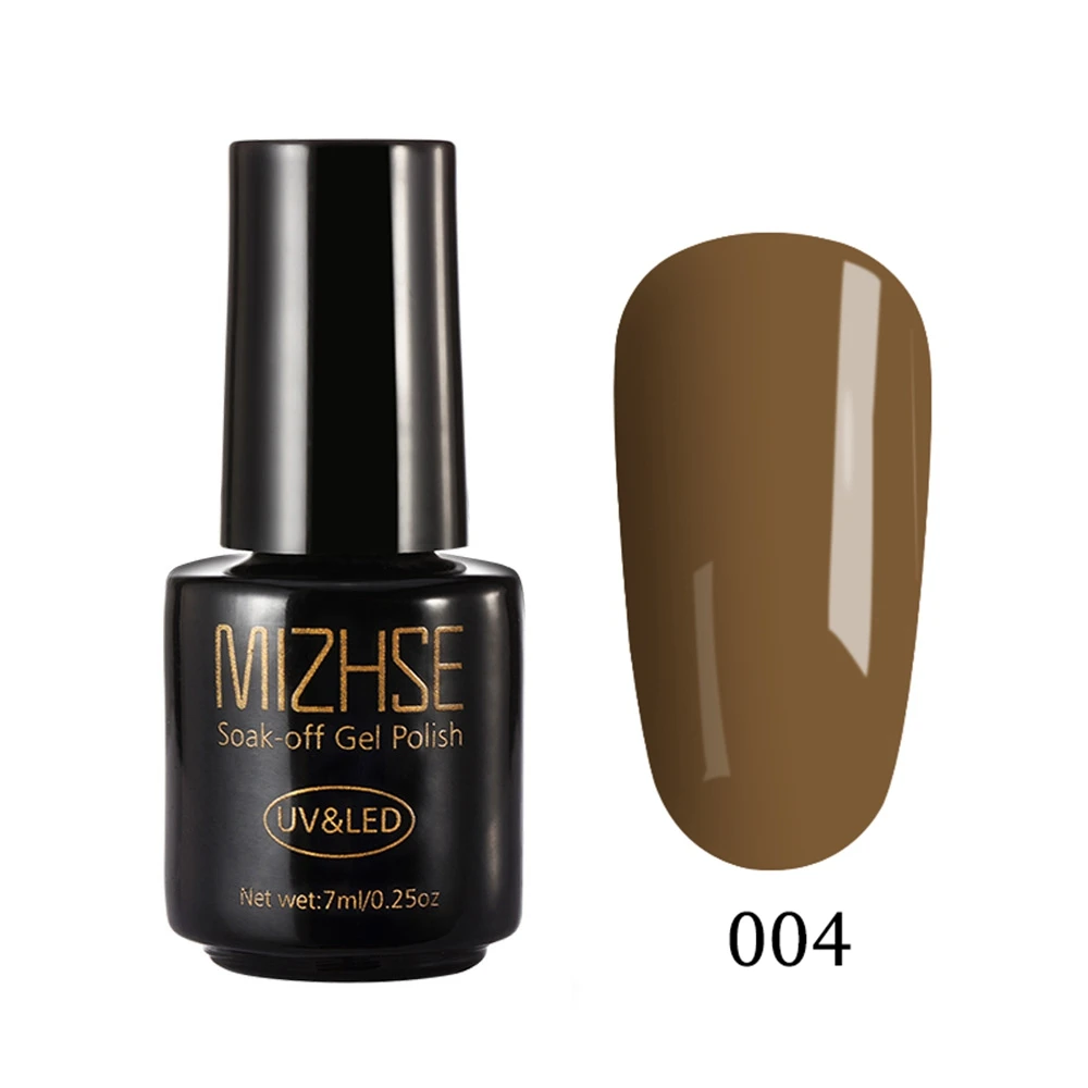 KKM004 MIZHSE Гель-лак для ногтей 7 мл UV Vernis Полупостоянный праймер верхнее покрытие для маникюра xx цветов гелевое покрытие для ногтей гель-арт - Цвет: KKM004