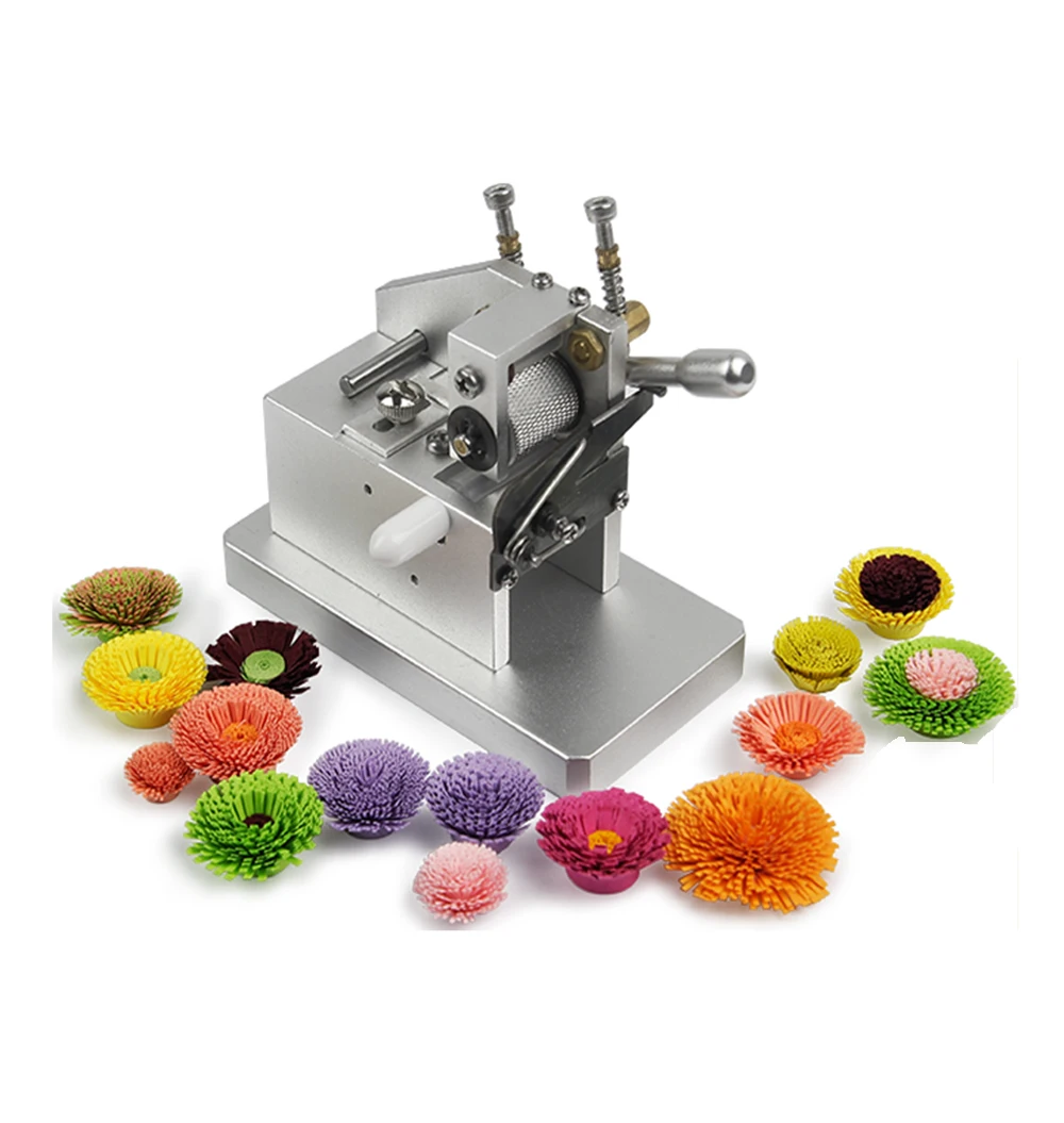 

Paper Art Tassel Machine DIY Manual Paper Quilling Mahine 3D Handmade Color Paper Cutting Roll Machine Paper Flower Making Tools