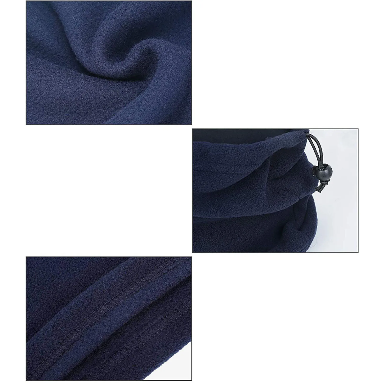 

Men Women Fleece Neck Warmer Snood Scarf Hat Unisex Thermal Ski Wear Snowboard Headband Face sunscreen Mascarilla reutilizable