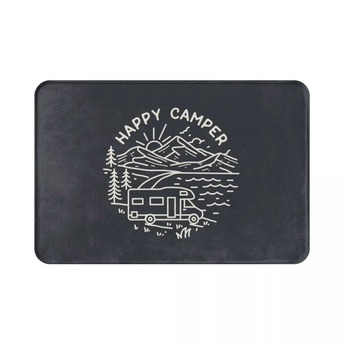 Коврик для ног из полиэстера нескользящий впитывающий | Дом и сад