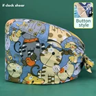 Шапки для женщин, медицинские аксессуары, оптовые цены, шапка для кормления, унисекс, головной убор для врачей для домашних животных с кнопкой, больница