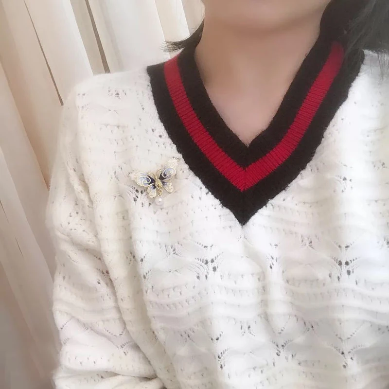 Модная женская брошка из натурального пресноводного жемчуга аксессуары заколка