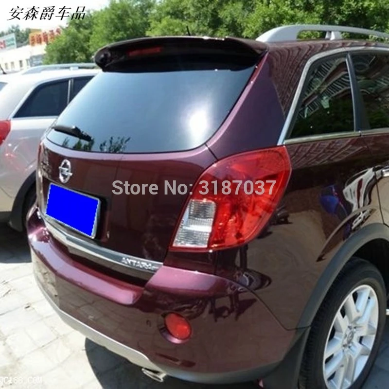 Для Opel Antara спойлер 2008 2013 ABS Пластик Неокрашенный задний на крыло крышу багажник