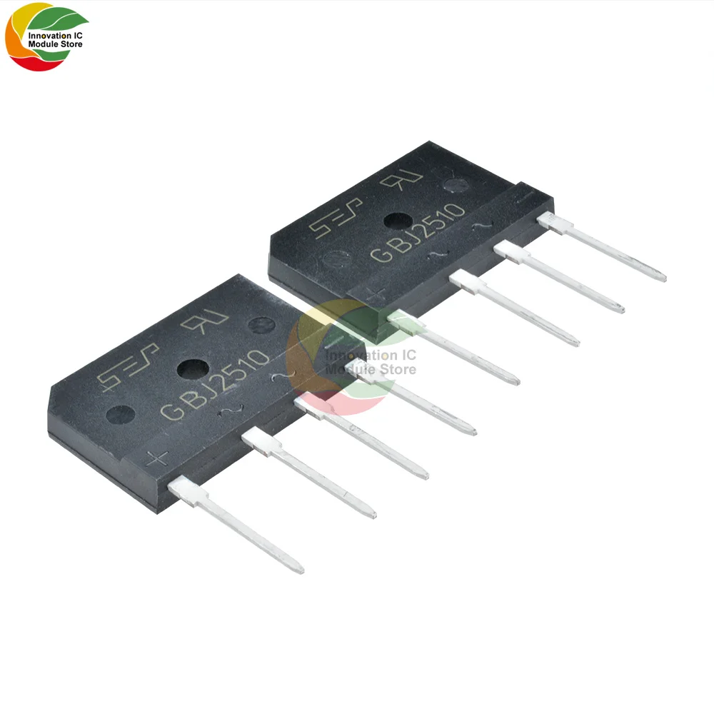 5 шт./лот мостовой выпрямитель SIP-4 GBJ2510 25A 1000 В однофазный оригинальная