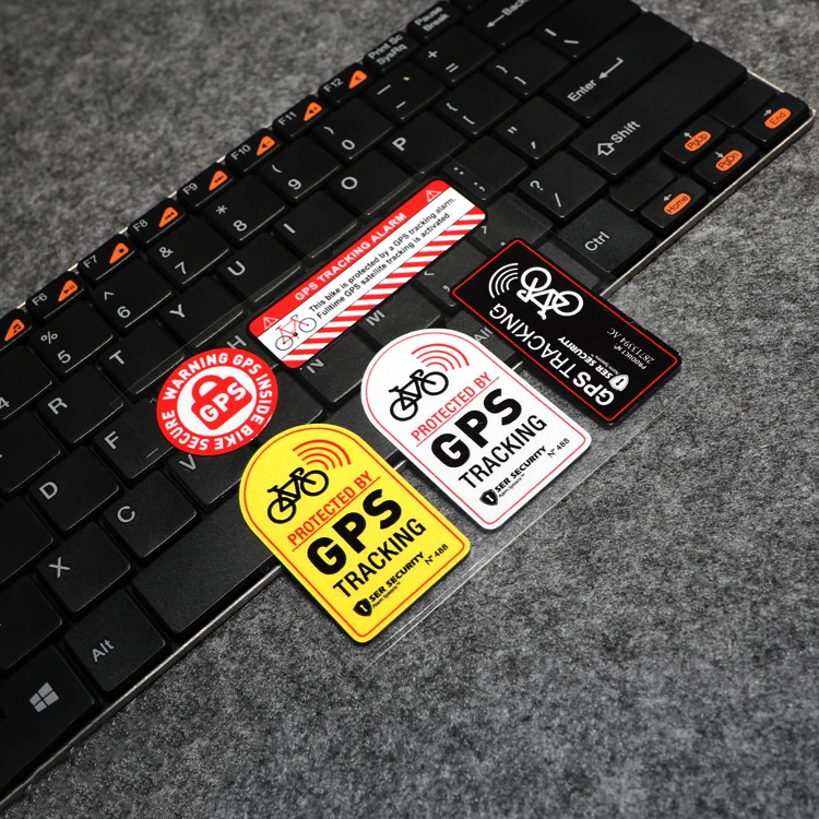 Наклейка LuLu #030 велосипедная безопасная GPS отслеживающая предупреждающая