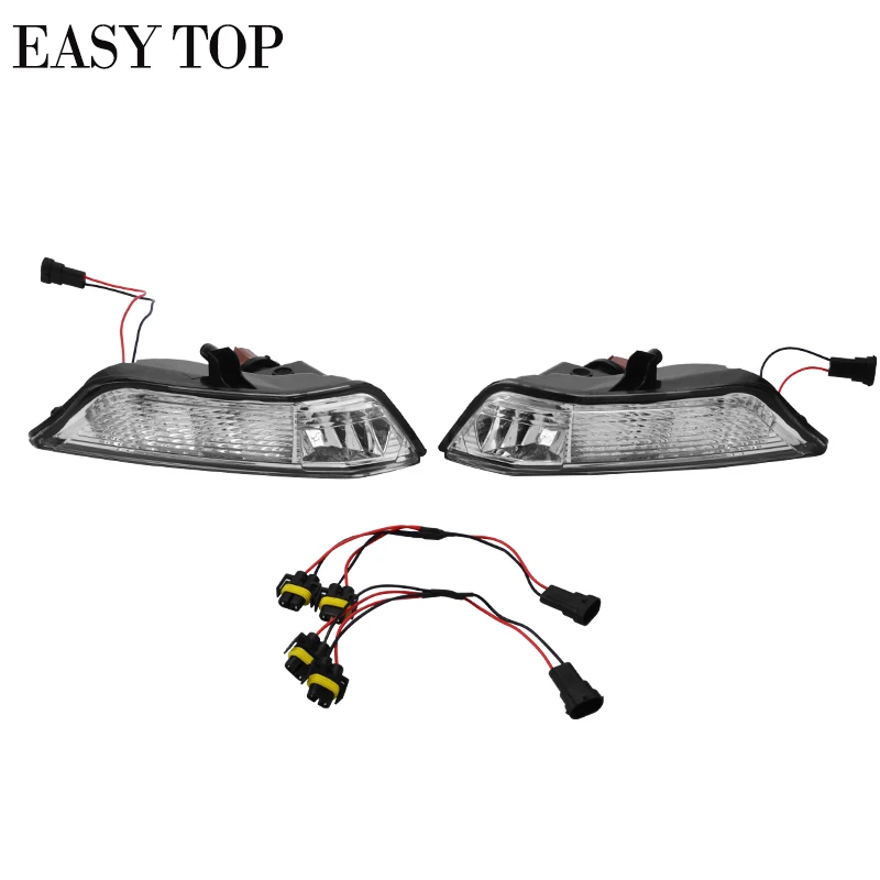 2 шт. светодиодный указатель поворота DRL с противотуманной фарой для Mustang 2015 2016 2017